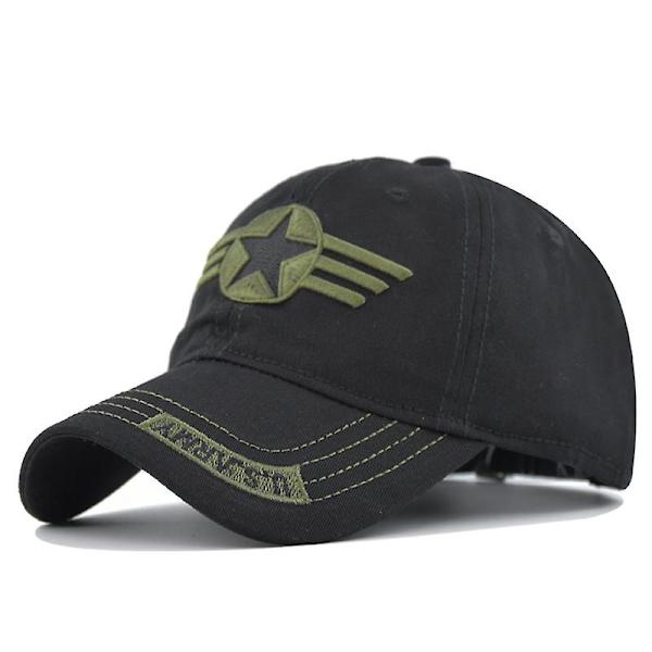 Hot-selling Bjergbestigning Hat Taktisk Camouflage Baseball Cap Broderi Femspidset Stjerne Camouflage Cap Forår Og Efterår Solskygge Cap