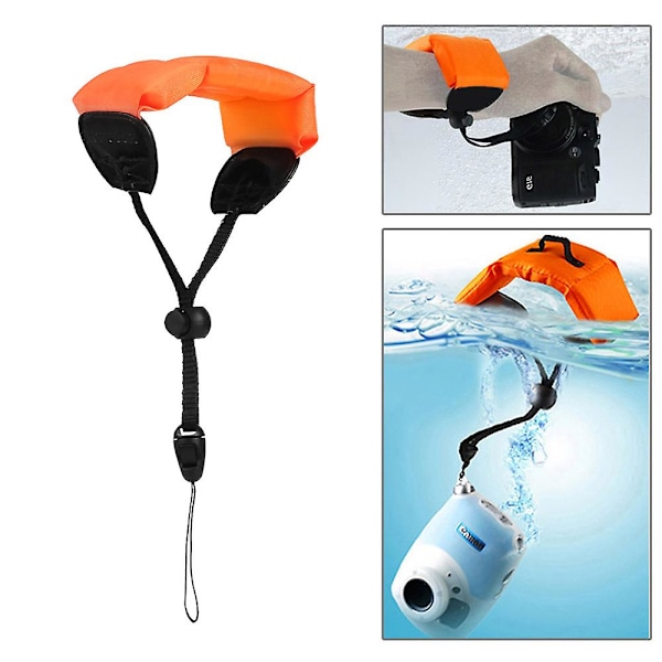Simning Dykning Flytande Bobber Handledssnöre För Gopro Hero 9 8 6 5 4 Yi Insta360 Sjcam Dji Osmo Action Kamera Tillbehör（Handledssnöre）