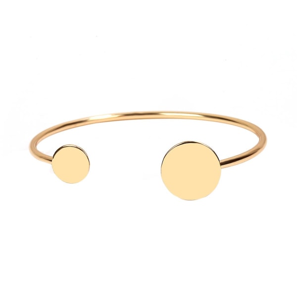 Fashion Armbånd Guld Venskab Håndsmykker Guld Mønt Manchet Armbånd Infinity Hånd Kæde Wrap Armbånd til Dameguld