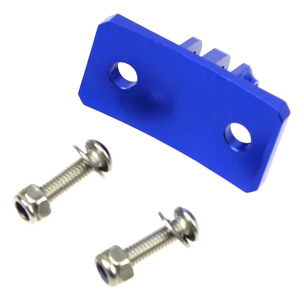 Hjelmfeste monteringadapter for Gopro Hero 8 7 6 5 4 Yi Sjcam Sports Action Camera Riding Racing Climbing Ski Skydiving Tilbehør（Blå）
