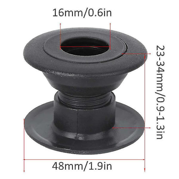 10 par 16mm udskiftning til bordfodboldbøsning fodboldbord fodboldleje dele bøsning bordtilbehør fodbold sjove spil