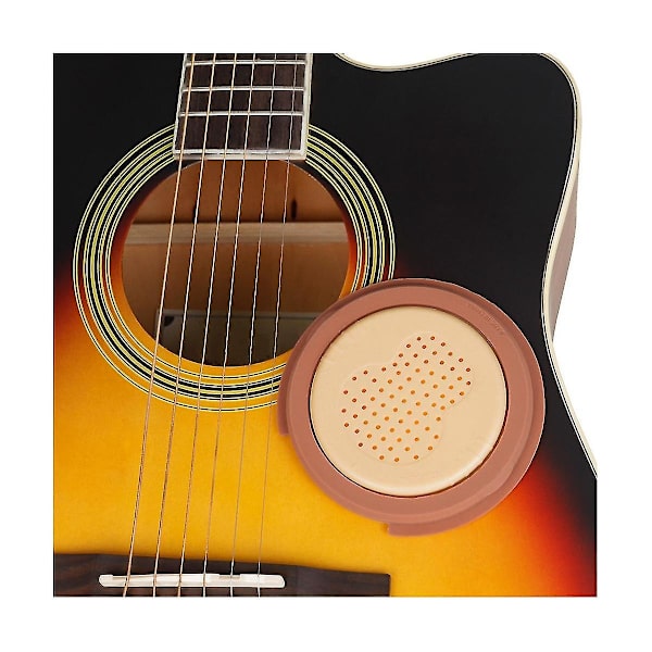 Gitarr ljudhål fuktare Folk gitarr fuktighetsregulator Klassisk gitarr ljudhål lock gitarr