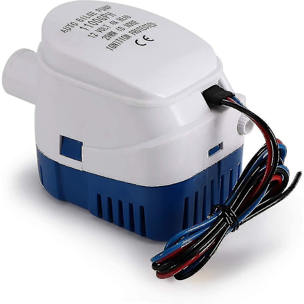 Länspumpar, 12v 1100gph Automatisk Länspump Marin Nedsänkbar Länspump Automatisk Tyst Vätskepump Vattenpump För Båtar, Dammar