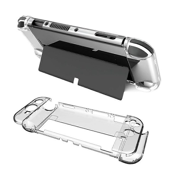 Nintendo Switch OLED Skyddande Fodral Switch OLED Kristallfodral Switch OLED Skyddande Fodral PC-Röd