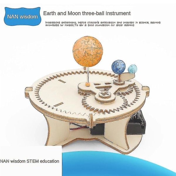 Child Technology Make Diy Earth Puzzle Science Experiment Educational Toys Parent Blocks