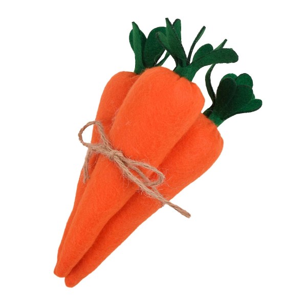Pääsiäiskankainen porkkanakoristelu Keinotekoinen porkkana Hedelmät Lelut Juhlakoriste (3 kpl Numero 2)
