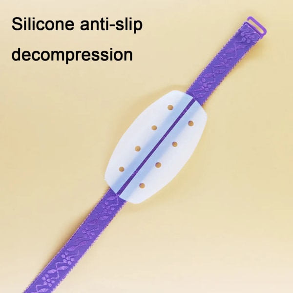 BH Strap Pad Silikon Shoulder Pad Fixer Anti-slip-3 färger