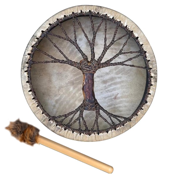 Shaman Drum Siberian Drum Spiritual Music Drum With Tree Of Life Håndlavet gave Højt udsalg (Tree of Life Drum)