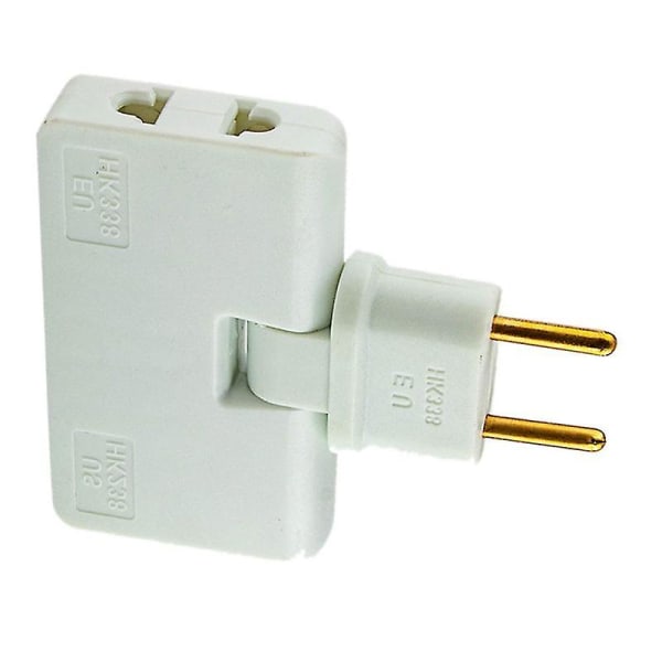 Rotate Eu Plug Converter 3 In 1 Roterbar Outlet Extender 180 graders forlængerstik Mini Outlet Ada