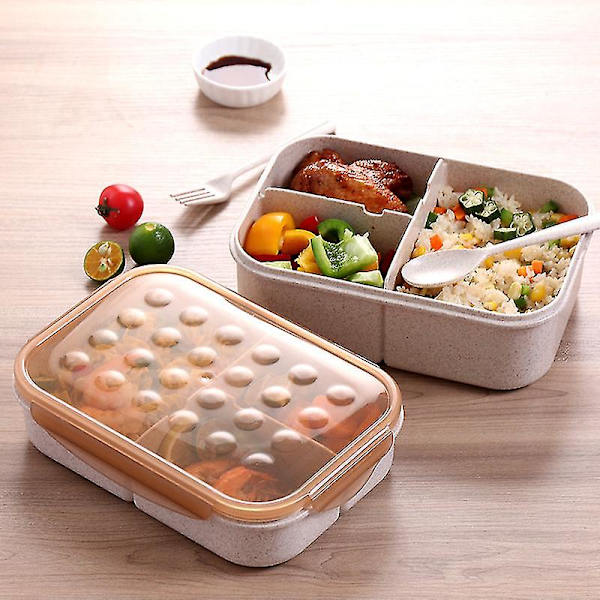 Bentobox, Lunchbox för Barn, Läckagesäker Lunchboxbehållare, Moms Choice Lunchbox för Barn, BPA-fri och Utan Kemiska Färgämnen Bentobox för Barn, Mikrovågsugnssäker
