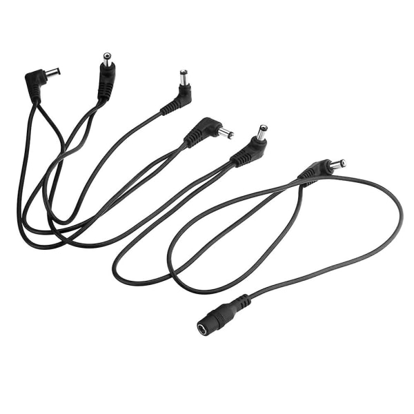 6 Ways Elektrode Daisy Chain Harness Kabel Kobbertråd til Guitar Effekter Pedal Strømforsyning Adapter Splitter