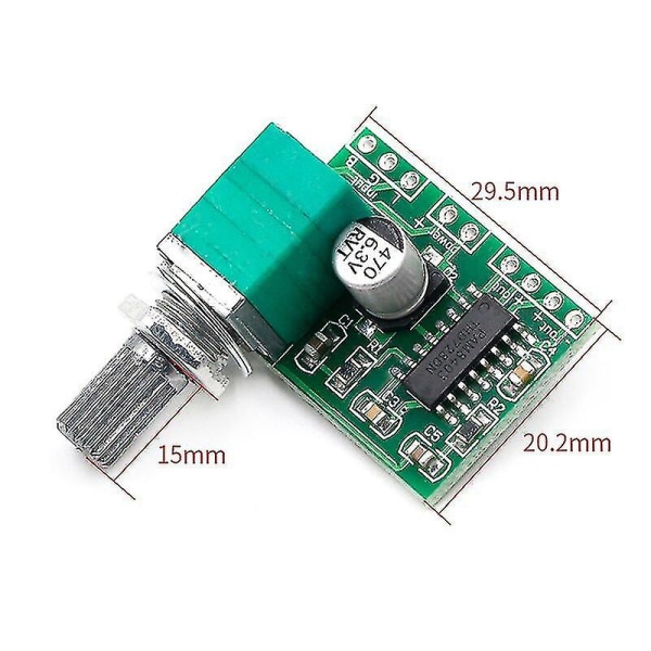 Pam8403 Mini 5v digitalt forstærkerkort med switchpotentiometer kan være usb-drevet