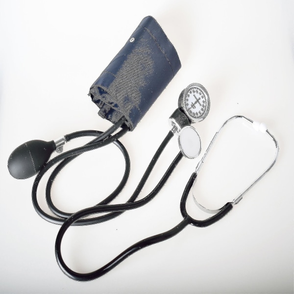 Smart manuell hjemmeblodtrykkshelsemonitor med standard mansjett og stetoskop