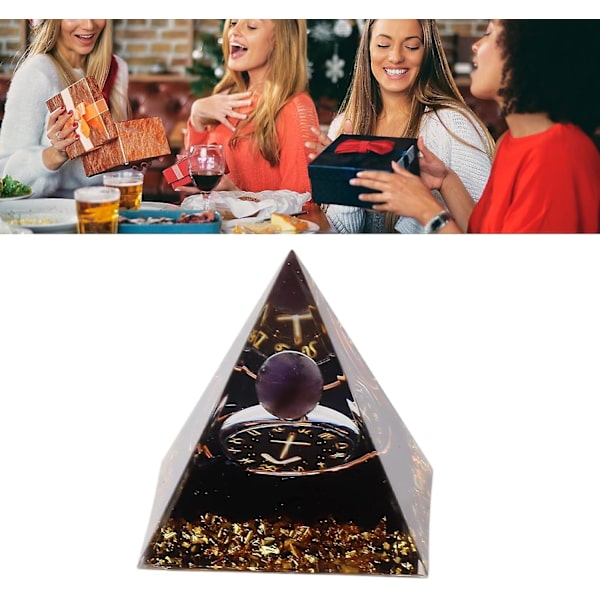Positiv energi pyramid orgonit pyramid bordsdekoration lindra stress för födelsedagspresent (#3)（9）