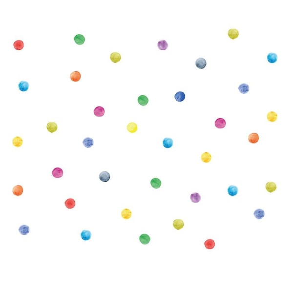 Dots vægklistermærker Posh Polka Dots vægklistermærke til pigers soveværelse legerum