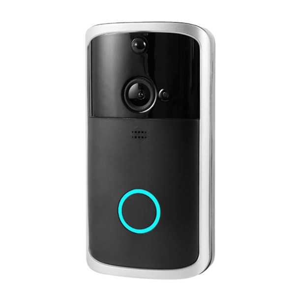 Trådlös Wifi Video Dörrklocka Smart Phone Dörr Ring Intercom Säkerhetskamera Klocka