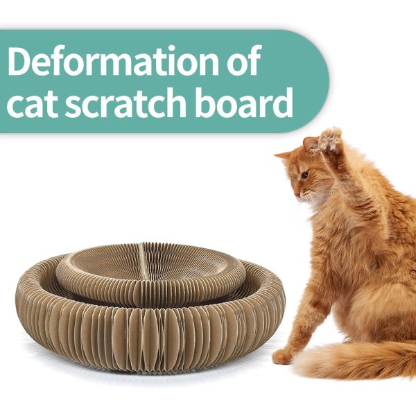 Cat Scratcher Paw Dragspel för katter Interaktiv Kattunge Rolig Intelligens Fysisk träning Pedagogisk leksak（stor）