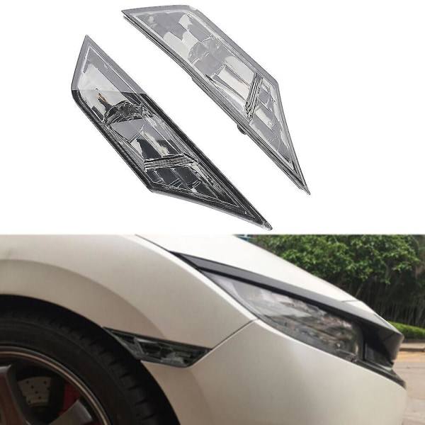 Sidemarkeringssignallys Led markørlampe Løbepositionslys Passer til Honda Civic - Snngv（højre venstre）