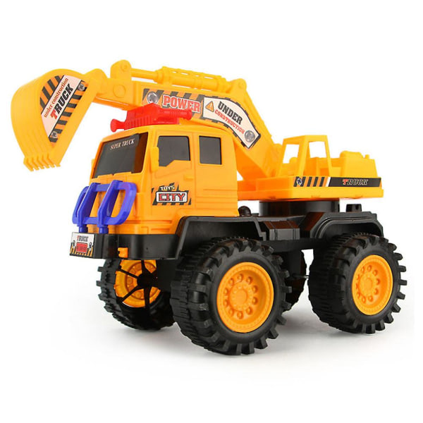 Baby suuri simulaatiotekniikan autolelu kaivinkonemalli traktorilelu kippiautomalli autolelu minilahja pojalle (C, kuten kuvassa)