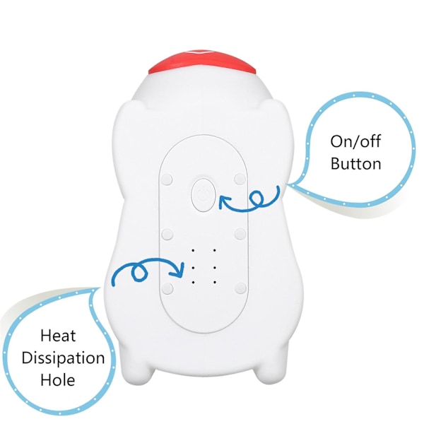 LED nattlampa för barn - söt silikonbaby med kontakt sensor