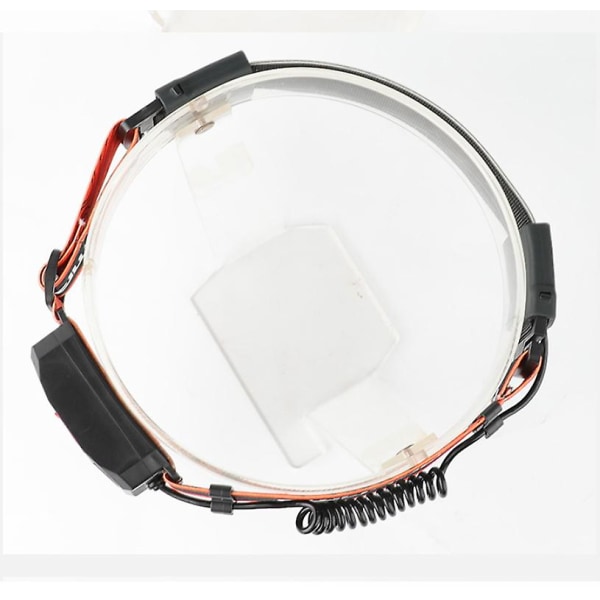Superkirkas LED retkeilyotsavalaisin taskulamppu päähän kiinnitettävä kaukovalootsakelamppu USB ladattava yövalo