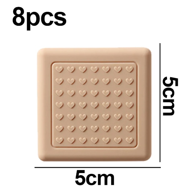 Antislip-dynor, möbeldynor självhäftande, möbelunderlägg, antislipmatta möbelstopp, (stil 5)