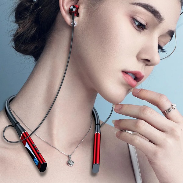 Magnetiska in-ear hörlurar-Bluetooth sport hörlurar