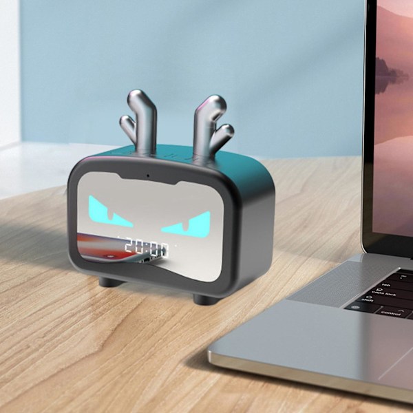 Ny privat modell M1 klocka Bluetooth-högtalare spegel kreativ bärbar väckarklocka mini mini ljudgåva