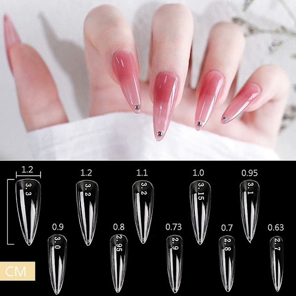 Nagelkonst Sömlös Nagelfilm Transparent Färg (Vattendroppnagel) Makeup