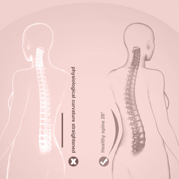 Ryggbåre for lindring av nedre og øvre ryggsmerte, 3-nivå ryggsprekkeenhet (lilla)