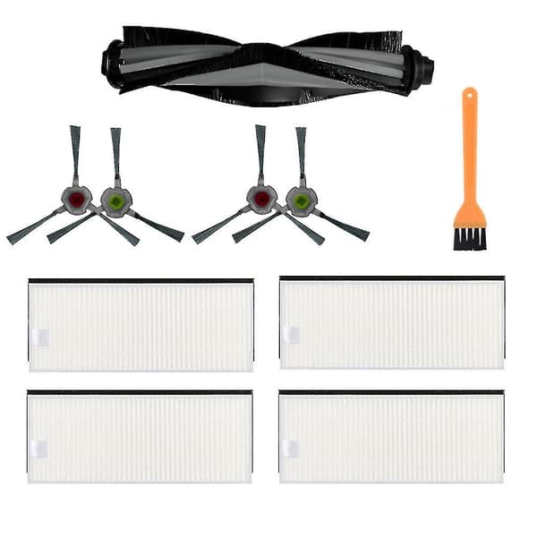 Mide Borst Sidoborste Filter för Ecovacs Deebot Ozmo U2 DGN22 U2 Pro Ay