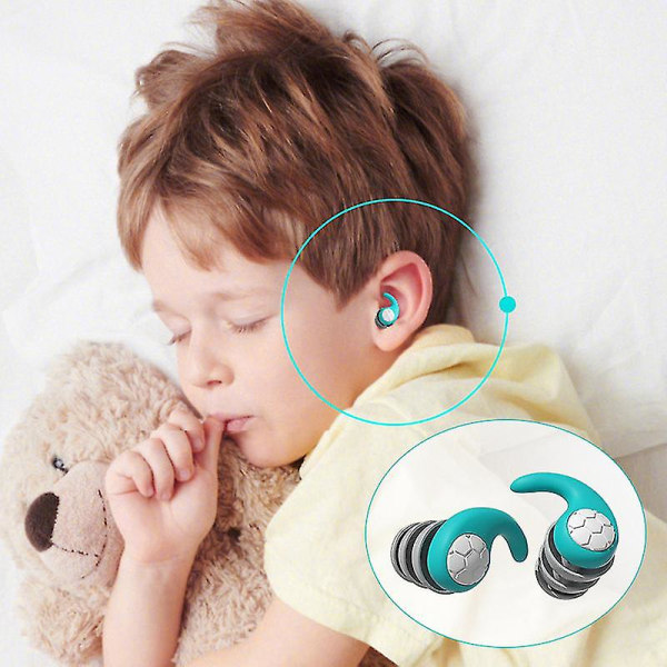 Søvn-støjreduktion Øreprop Ørebeskyttelse Ørepropper Anti-støj Vandtæt stik