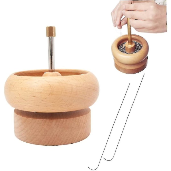 Perlespinder, træperlespinder til smykkefremstilling, gør-det-selv-fremstilling Perlespindersæt String Perlespinder Loader Crafting Tool