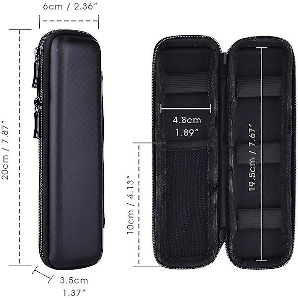 Set med 2 EVA-fodral Pennfodral Väska för Executive Fountain Pen, Kulspetspenna -shznv