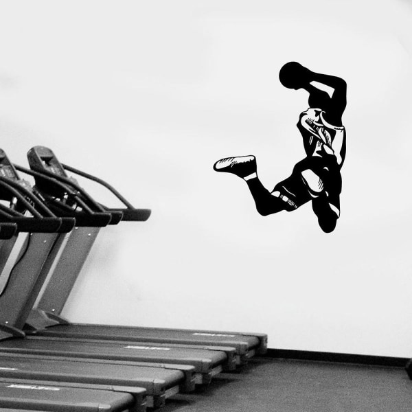 Fjerning av veggklistremerke Basketball Playing Pasters