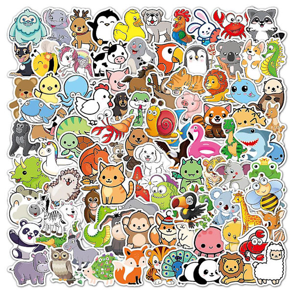 WABJTAM Stickerpakke 100 stk. Laptop Stickers Bomb Vandtæt Vinyl Sticker Bulk Variety til Bagage Computer Skateboard Cykel Skate Ipad Bil Bike H