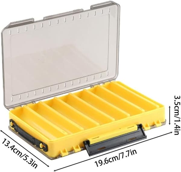 Fiskeutrustning Box Organizer, Dubbelsidig Pp Fiskeutrustning Box För Utomhusbruk