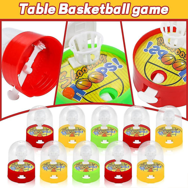 28 stk Mini Basketball Spil Finger Basketball Skydespil For Børn Desktop Bord Basketball Fidget Spil Fødselsdagsfest gaver