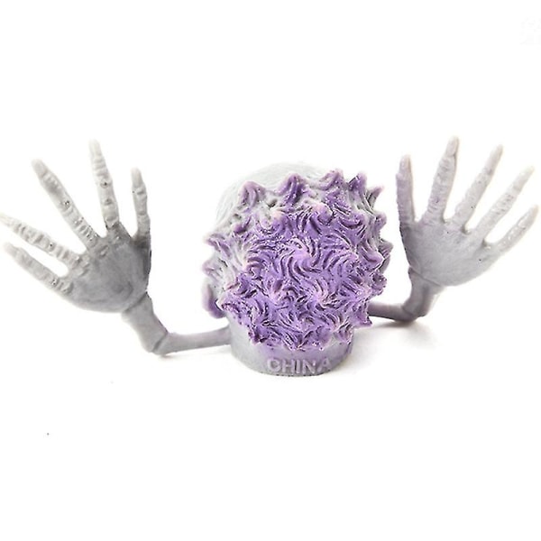 6 st Lilla Monster Fingerdockor Leksak Mini Spöke Huvud Zombie Berättande Dockor Handdockor Halloween Interaktiv Present För Barn