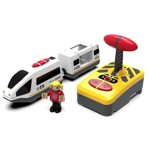Fjernkontroll Elektrisk tog Toy Train Model Educational Track Toy Passer Universal Railway System Barnegaver