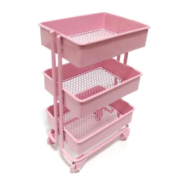 Dukkehus Møbler Tilbehør Rullende Utility Cart Rack Mini Scene Model