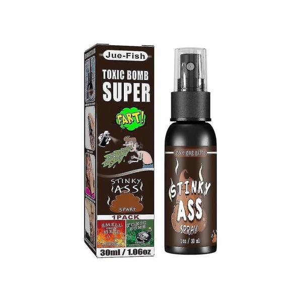 30 ml Toxic Bomb Super Fart Spray Extra Stark Stink Prank Rekvisita（1st， Bajslukt）