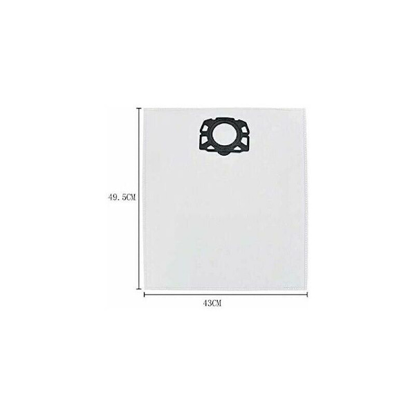 10 st dammsugarpåsar till Karcher WD4 WD5 WD6 MV4 MV5 MV6