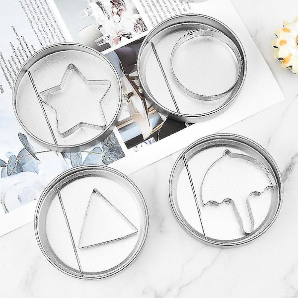 24 stk. Squid Cookie Cutter Game Set, med dåse og nål