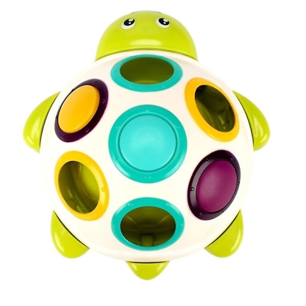 Skildpadde Pindsvin Beroligende Press Tidlig Uddannelse Koncentration Træning Fingerknaphul Lille legetøj Baby
