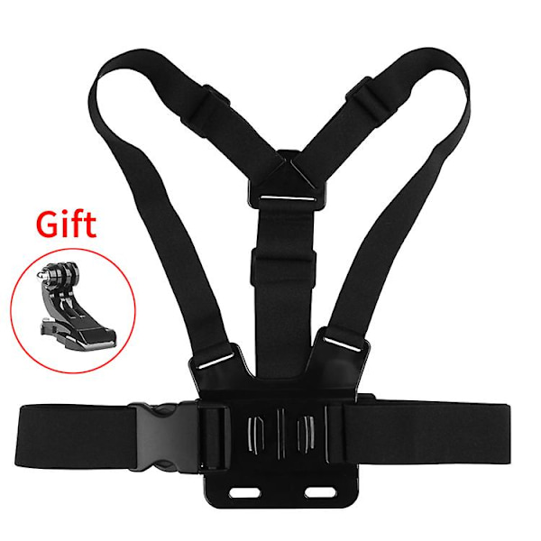 Shoot Hoved Bryst Rem Sæt Montering Til Gopro Hero 10 9 8 7 Sort Xiaomi Yi 4k H9r Sjcam Sj4000 Action Kamera Go Pro 10 8 Tilbehør（Bryst Rem 2）
