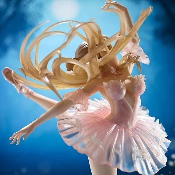 Gås Ballerina Girl Animation Handgjorda figur leksak prydnad heminredning samling presentmodell docka