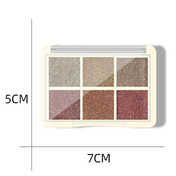 Nagelkonst Solid Magic Mirror Powder - 6 Färger Solid Powder 02make Up