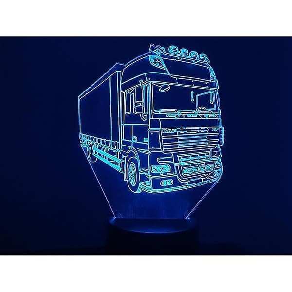 3D-lampe. Daf 19t lastbil