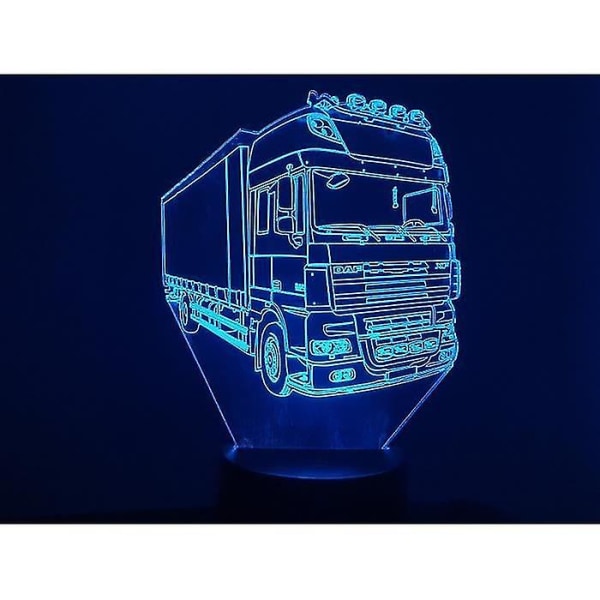 3D-lampe. Daf 19t lastebil